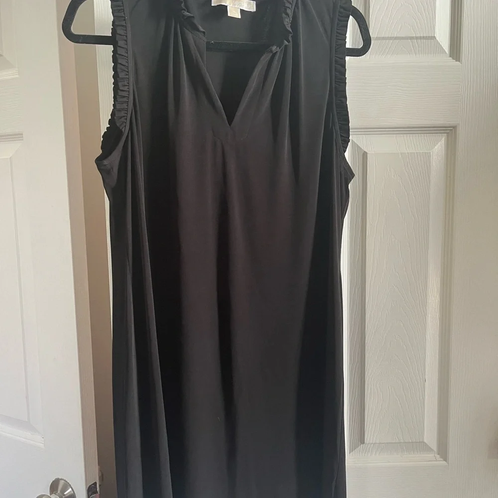 Michael Kors Black Ruffled Dress